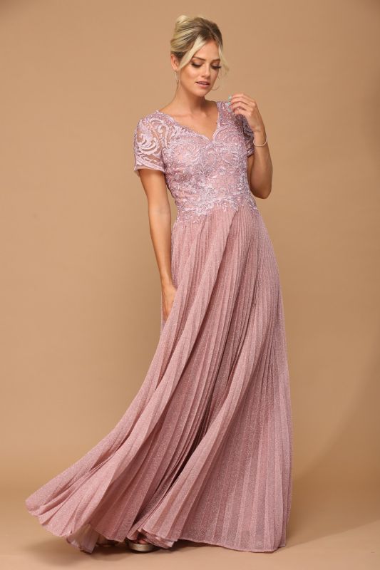 Size Xl Eva 5241 Dusty Rose Mother Of Bride Dress Bridal Sense