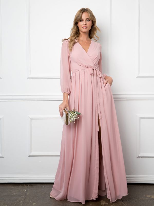 Eva Size XL 3410 Dusty Rose Bridesmaid Dress Bridal Sense Eva Size XL 3410 Dusty Rose Bridesmaid Dress Bridal Sense