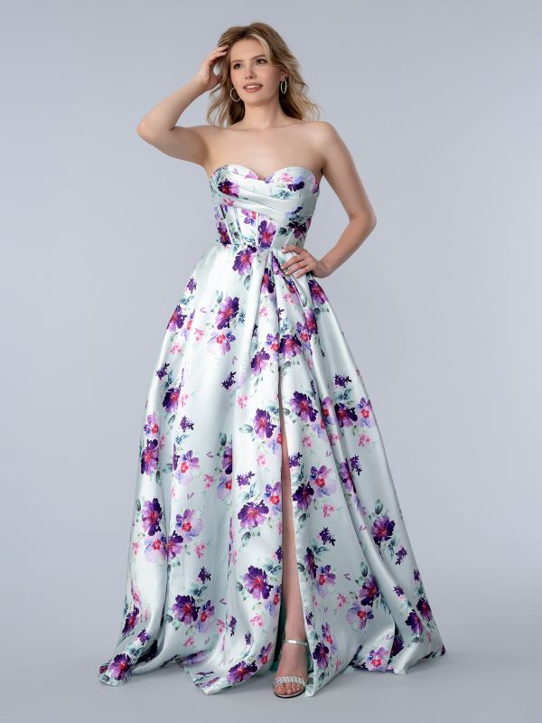 Size 10 Stella Couture 26158 Floral Print Mother of Bride Dress - Floral Print / 10 Size 10 Stella Couture 26158 Floral Print Mother of Bride Dress - Floral Print / 10
