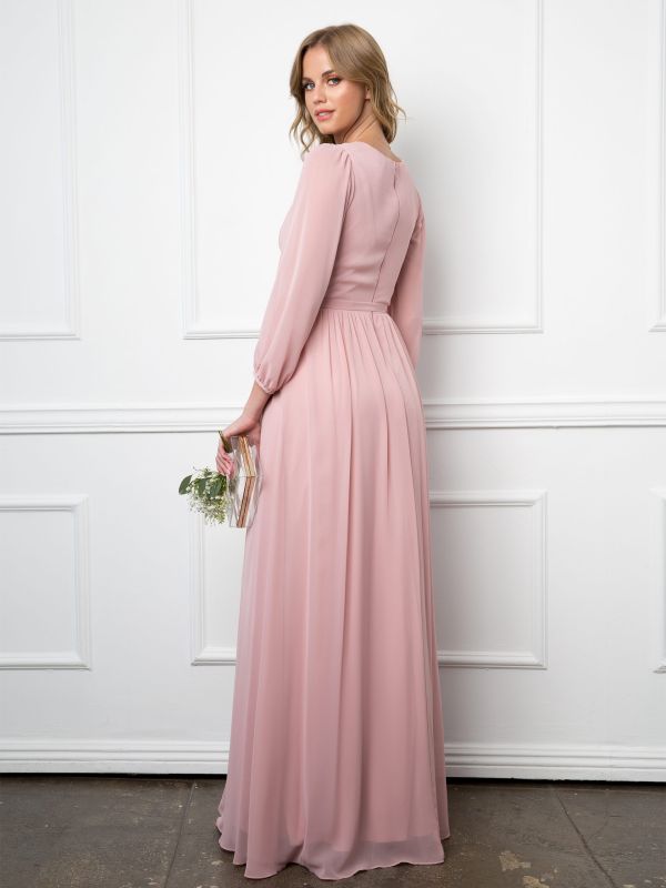 Eva Size XL 3410 Dusty Rose Bridesmaid Dress Bridal Sense Eva Size XL 3410 Dusty Rose Bridesmaid Dress Bridal Sense