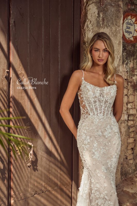 Size 14 Calla Blanche 124252 Hera Ivory/Light Nude Gown – Bridal Sense