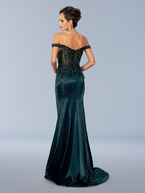 Stella Couture 24303 Long Formal Floral Beaded Prom Dress Navy / 18 Stella Couture 24303 Long Formal Floral Beaded Prom Dress Navy / 18