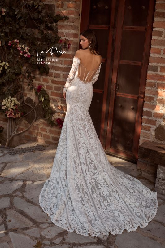 Size 14 La Perle LP2431 Charisma Ivory/Light Nude Gown – Bridal Sense