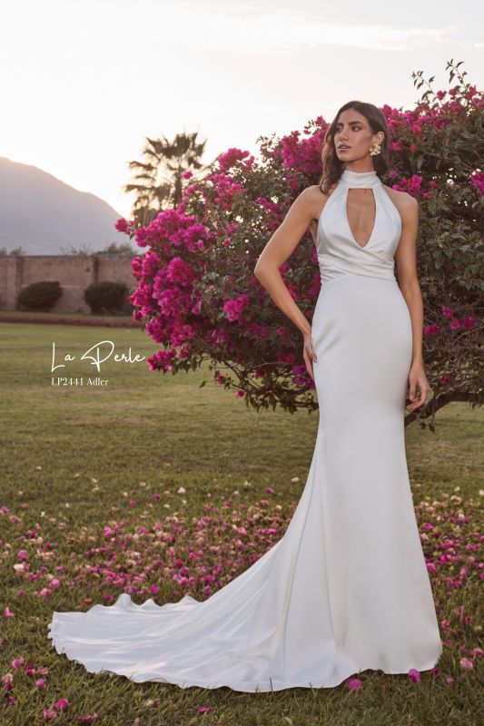 La Perle Size 10 LP2441 Adler Ivory Gown - Main Image