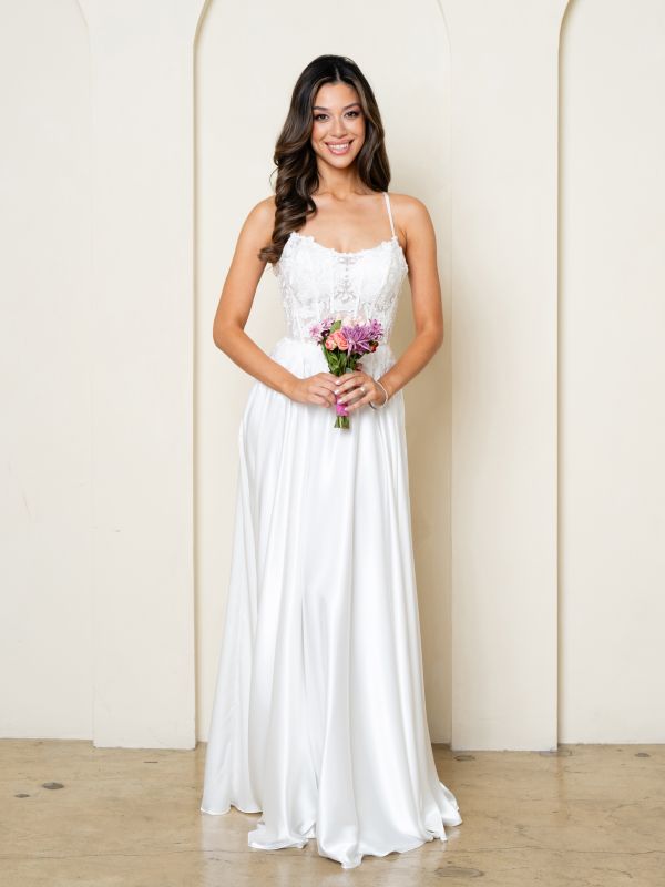 Size S Eva 5289 Off White Informal – Bridal Sense