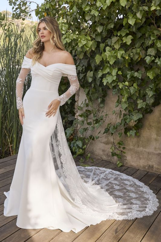 Size 12 Casablanca BL465 Mollie Ivory/Nude/Ivory Gown – Bridal Sense