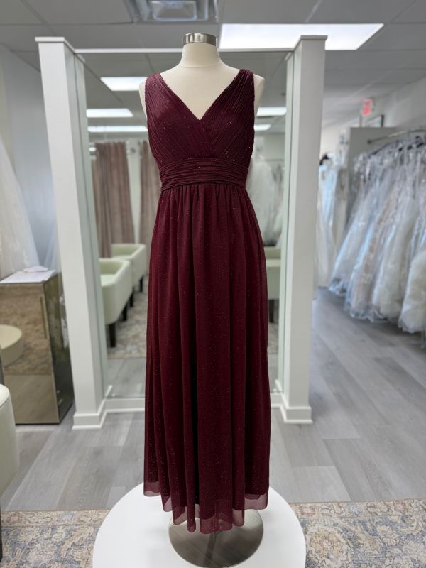 Size L Ever Pretty Burgundy Mother of Bride Dress – Bridal Sense