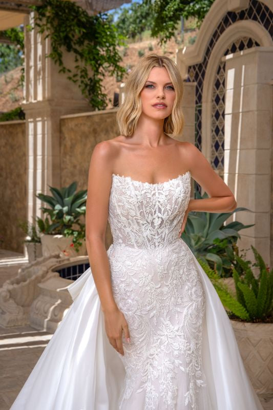 Kitty Chen Size 16 Birgitta Ivory/Nude/Toffee Gown – Bridal Sense