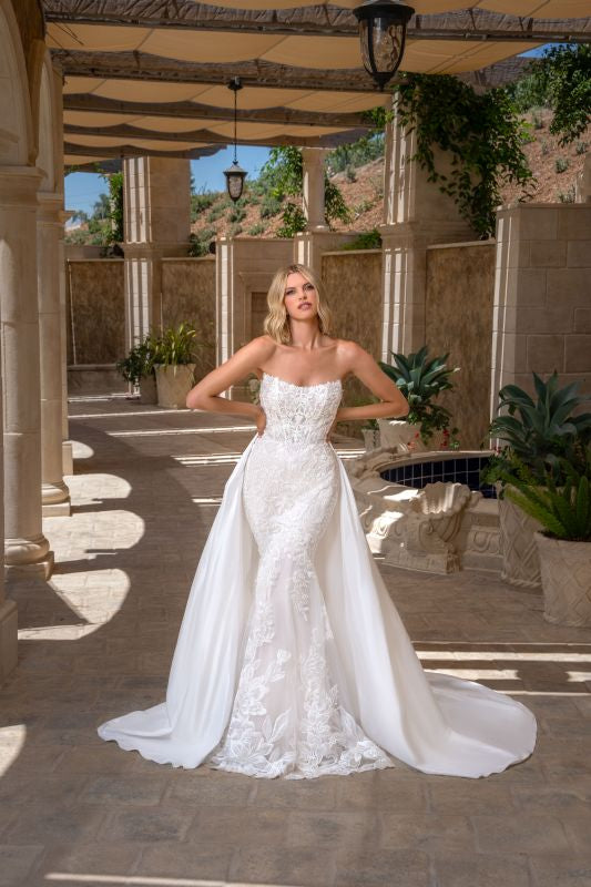 Kitty Chen Size 16 Birgitta Ivory/Nude/Toffee Gown – Bridal Sense