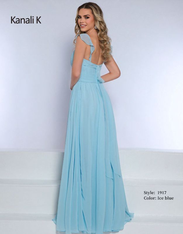 Size 8 Kanali K 1917 Ice Blue Bridesmaid Dress Bridal Sense Size 8 Kanali K 1917 Ice Blue Bridesmaid Dress Bridal Sense