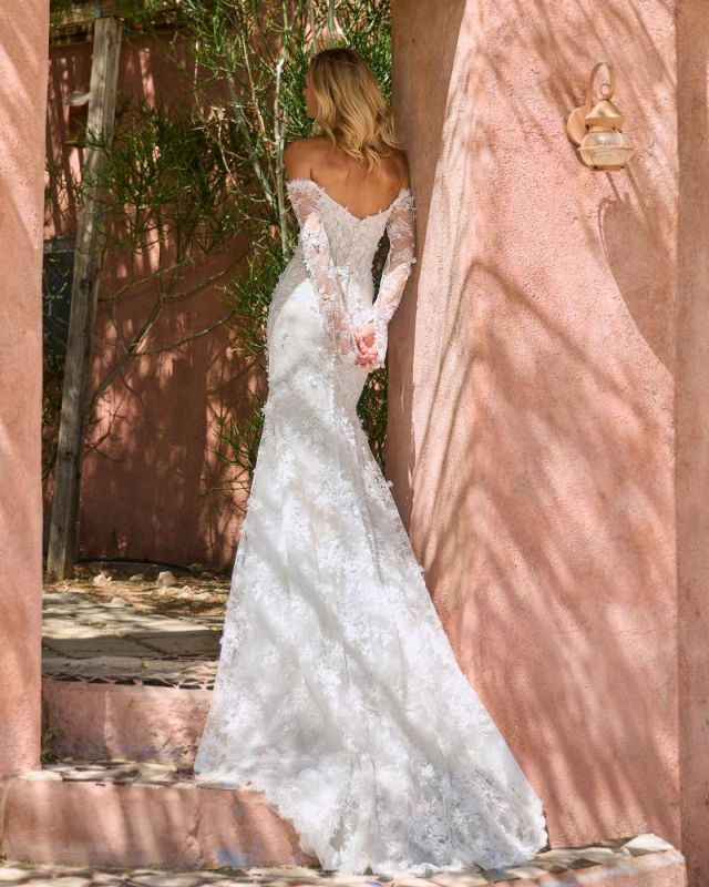Size 16 L'amour LA26121 Lucrezia Ivory/Light Nude Gown