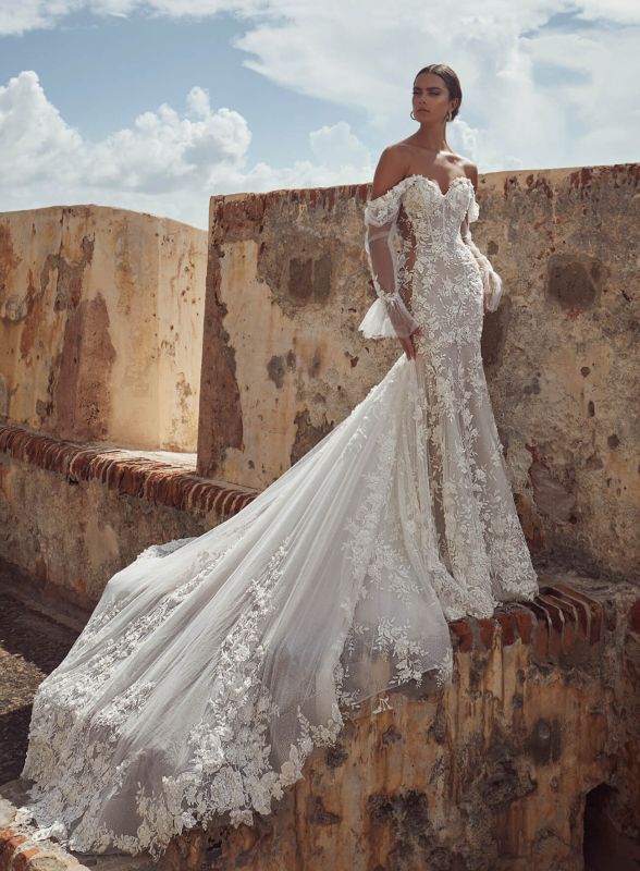 Calla Blanche Size 14 123124 Glenda Ivory/Light Nude Gown Calla Blanche Size 14 123124 Glenda Ivory/Light Nude Gown