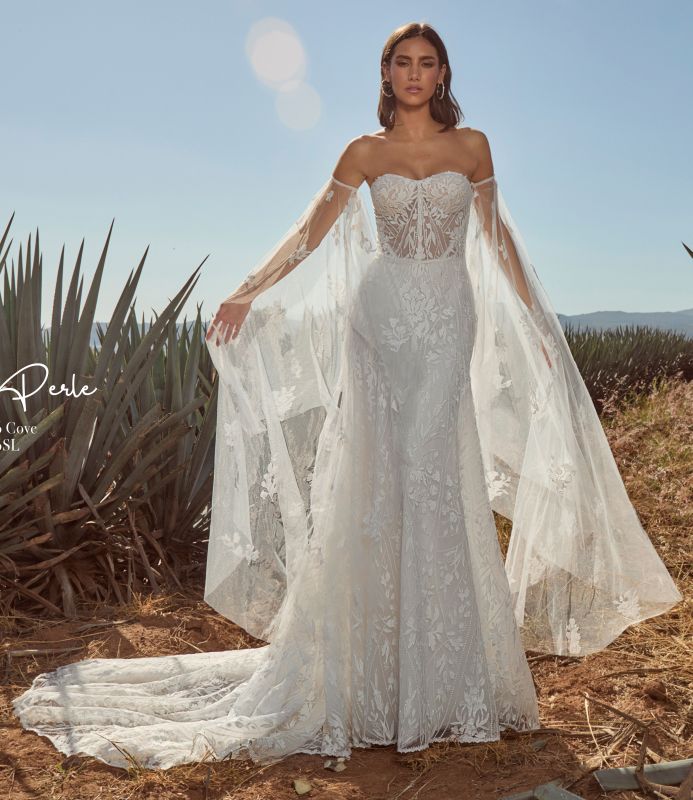 La Perle Size 12 LP2446 Cove Ivory Gown Bridal Sense La Perle Size 12 LP2446 Cove Ivory Gown Bridal Sense