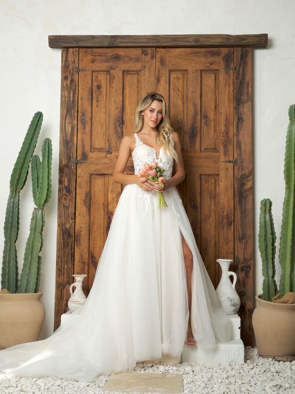 Eva Size 4XL 5262 Ivory/ Champagne Gown Bridal Sense Eva Size 4XL 5262 Ivory/ Champagne Gown Bridal Sense