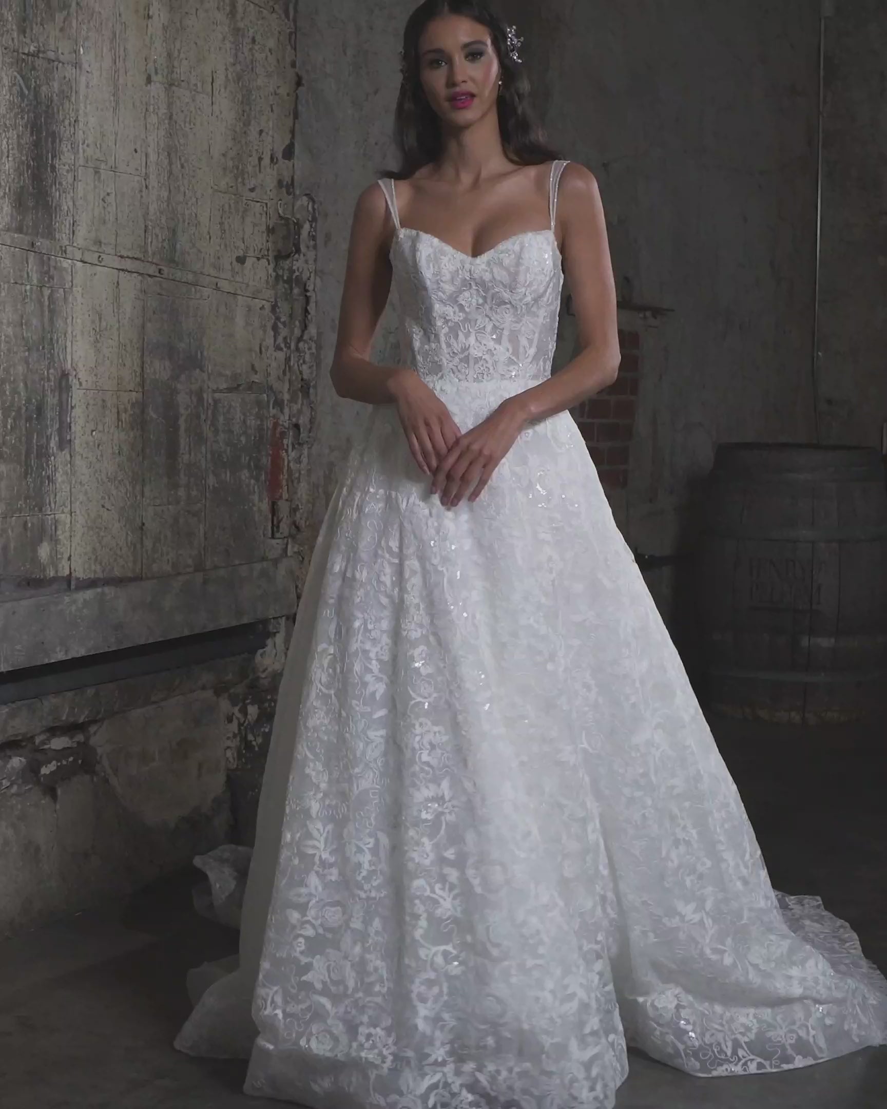Size 14 Calla Blanche 122250 Lala Ivory Gown – Bridal Sense