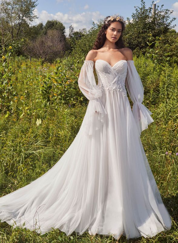 Size 14 L'amour LA24103 Helen Ivory/Light Nude Gown – Bridal Sense