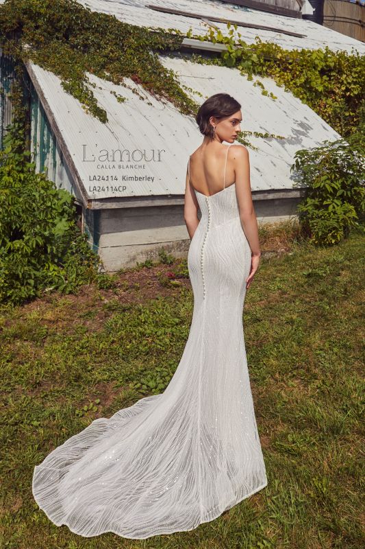 Size 20 L'amour LA24114 Kimberley Ivory Gown - Main Image