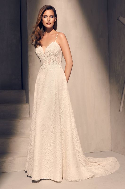 chinese dress ladies Mikaella Size 4 2201 Ivory Gown – Bridal Sense