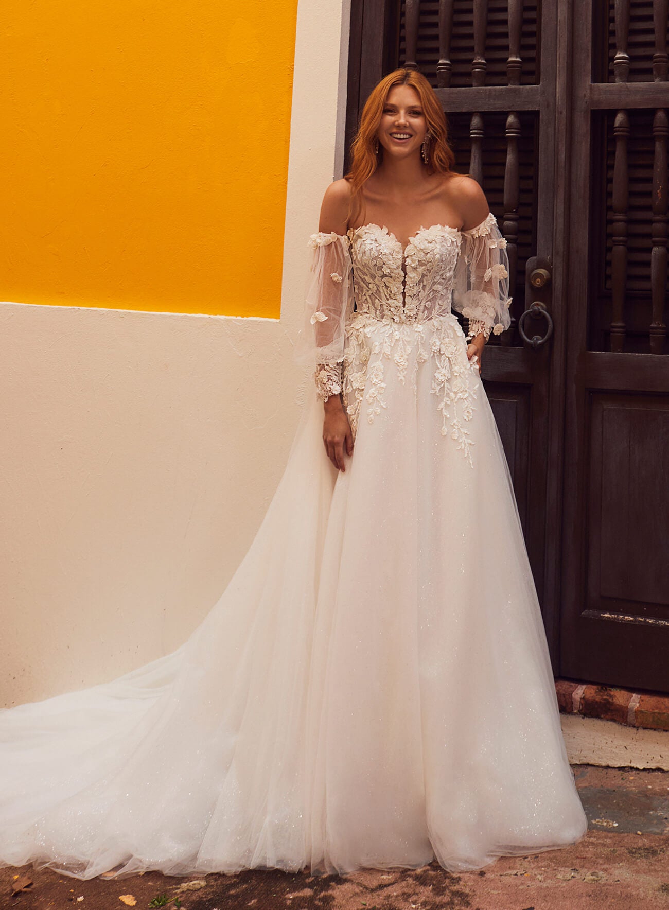 Size 10 L'amour LA23110 Shifra Ivory/Skin Gown – Bridal Sense