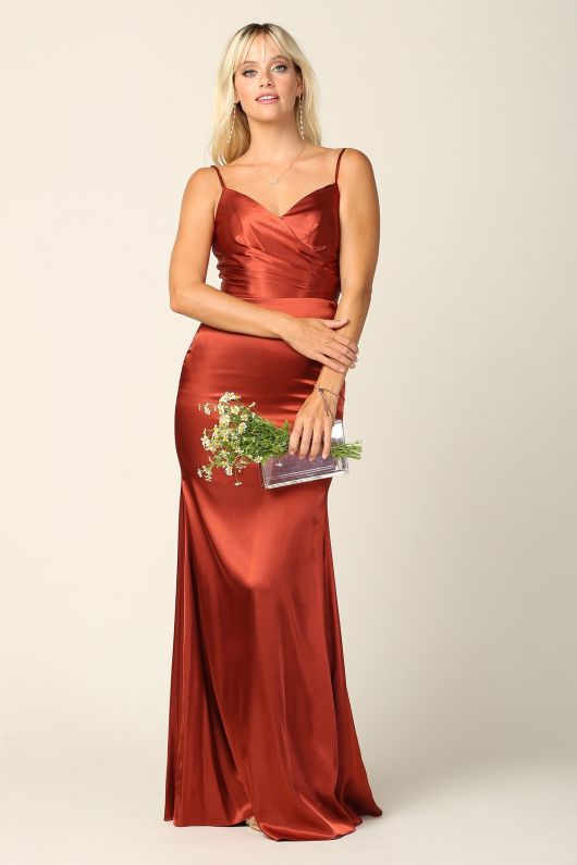 Eva Size XL 3409 Rust Bridesmaid Dress – Bridal Sense