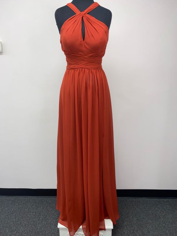 Kanali K Size 8 1833 Rust Bridesmaid Dress