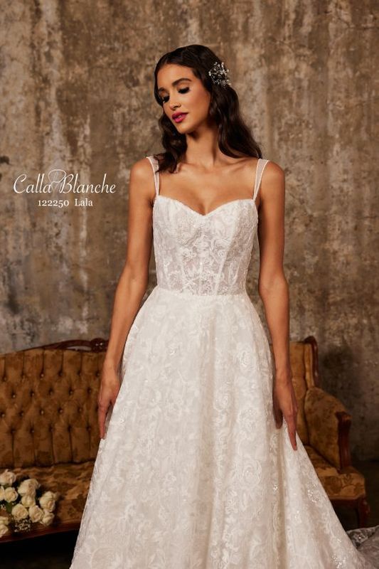 Calla Blanche Size 14 122250 Lala Ivory Gown Calla Blanche Size 14 122250 Lala Ivory Gown