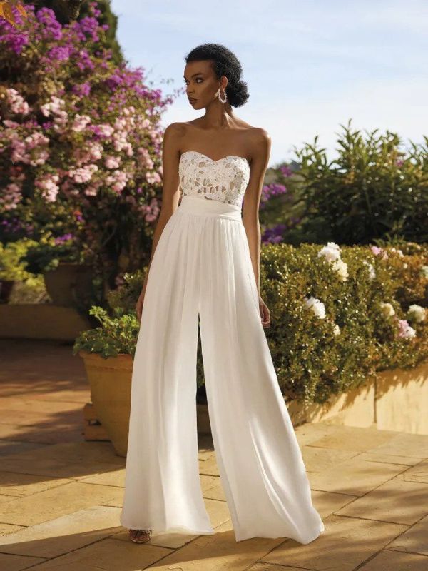 open lace back dress Size 12 W1 White One Maxine Off White Gown – Bridal Sense