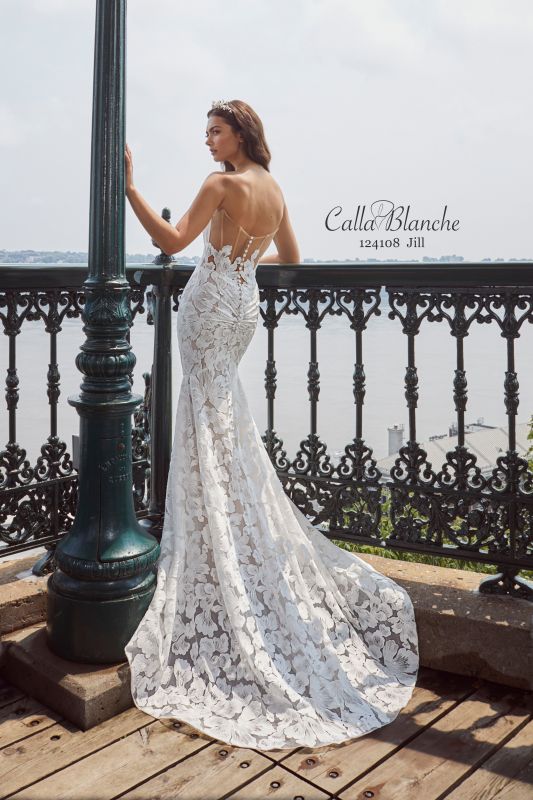 Calla Blanche Size 8 124108 Jill Ivory/Light Nude Gown – Bridal Sense