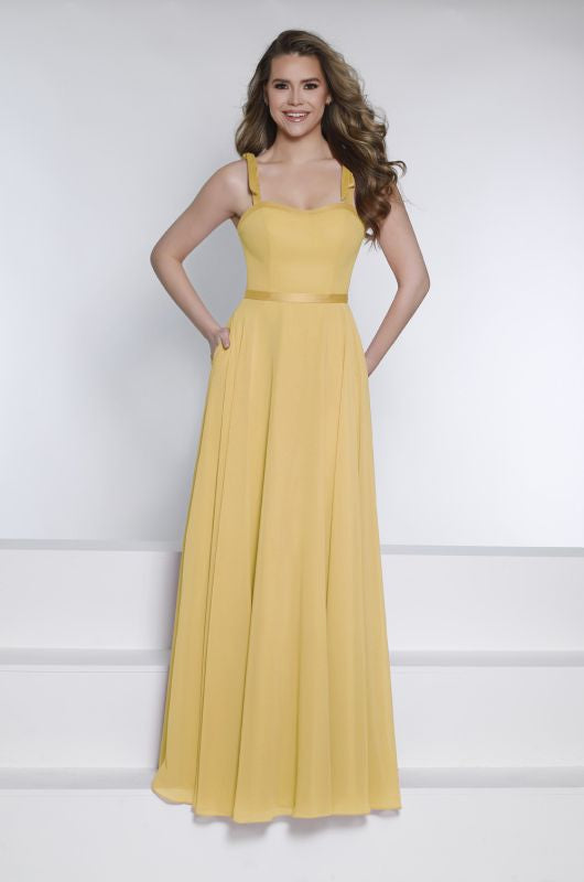 satin gold bridesmaid dresses Amaya Satin Dress main image 0