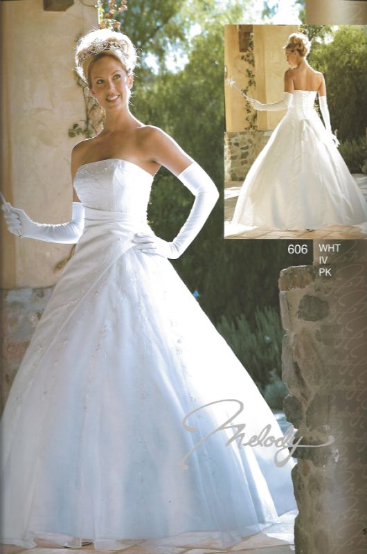 Melody Size 12 606 White Informal – Bridal Sense