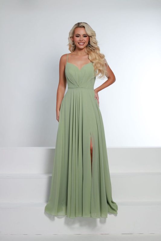 Size 12 Kanali K 1867 Sage Bridesmaid Dress – Bridal Sense